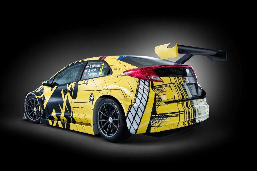  Honda Civic WTCC Art Car Jean Graton 2016 года  (фото 6 из 11)